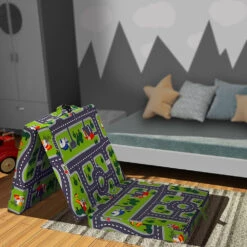 Faltmatratze Grün/Blau 190 X 70 Cm Vitalispa -Vicco ma72 04 ol