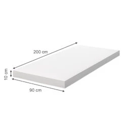 Kinder Matratze Weiß 90 X 200 Cm Vitalispa -Vicco ma77 03 ol