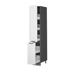 Apothekerschrank "Fame-Line" Anthrazit/Weiß 30 Cm Vicco -Vicco mf292 wlh ant 07 ol