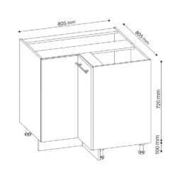 Eckschrank "Fame-Line" Schwarz-Eiche Hochglanz/Goldkraft Eiche 80.5 Cm Ohne Arbeitsplatte Vicco 9 Eckschrank "Fame-Line" Schwarz-Eiche Hochglanz/Goldkraft Eiche 80.5 Cm Ohne Arbeitsplatte Vicco -Vicco mf311 dr gk s eiche 03 ol
