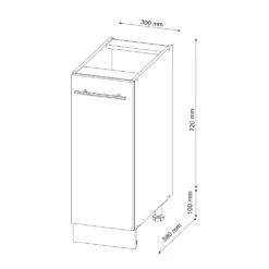 Apothekerschrank "Fame-Line" Schwarz-Eiche Hochglanz/Goldkraft Eiche 30 Cm Ohne Arbeitsplatte Vicco 9 Apothekerschrank "Fame-Line" Schwarz-Eiche Hochglanz/Goldkraft Eiche 30 Cm Ohne Arbeitsplatte Vicco -Vicco mf327 dr gk s eiche 03 ol