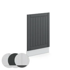 Frontblende "Fame-Line" Anthrazit/Weiß 45 Cm Ohne Arbeitsplatte Vicco -Vicco mf39 antlh 09 ol