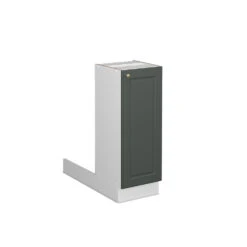 Kücheninsel "Fame-Line" Grün-Gold Landhaus/Weiß 30 Cm Ohne Arbeitsplatte Vicco