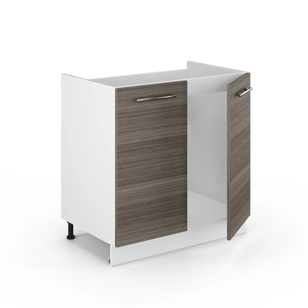 Spülenunterschrank "Fame-Line" 80cm Edelgrau/Weiß Vicco 6 Spülenunterschrank "Fame-Line" 80cm Edelgrau/Weiß Vicco – Bild 4