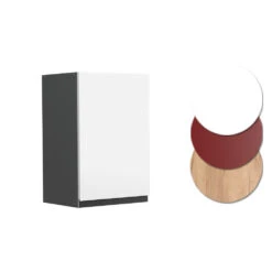 Hängeschrank "R-Line" Weiß/Anthrazit 40 Cm J-Shape Vicco -Vicco mm177 ant wjs 09 ol