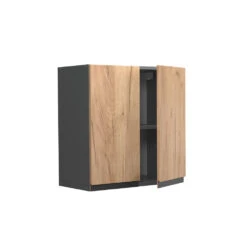 Hängeschrank "R-Line" Goldkraft Eiche/Anthrazit 60 Cm J-Shape Vicco -Vicco mm178 ant gkjs 07 ol