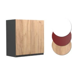 Hängeschrank "R-Line" Goldkraft Eiche/Anthrazit 60 Cm J-Shape Vicco -Vicco mm178 ant gkjs 09 ol