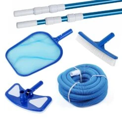 Pool Reinigungsset Blau 5er Set OK-Living