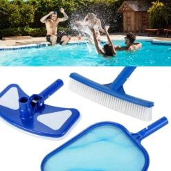 Pool Reinigungsset Blau 5er Set OK-Living -Vicco p15 06 ol