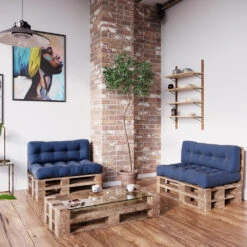 Palettenkissen Set "Flocken" Blau 120 X 80 Cm 2 Teile Vicco 13 Palettenkissen Set "Flocken" Blau 120 X 80 Cm 2 Teile Vicco -Vicco pk85 04 ol