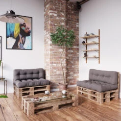 Palettenkissen Set "Flocken" Grau 120 X 80 Cm 2 Teile Vicco 13 Palettenkissen Set "Flocken" Grau 120 X 80 Cm 2 Teile Vicco -Vicco pk87 04 ol