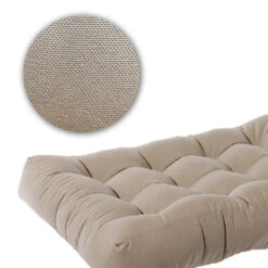 Palettenkissen Set "Flocken" Sand 120 X 80 Cm 2 Teile Vicco -Vicco pk93 06 ol