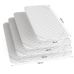 Matratzenschoner Weiß 90 X 200 Cm Vitalispa -Vicco t06 03 ol