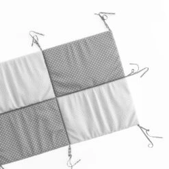 Bettrückwand "Wiki" 160x72cm Grau/Weiß VitaliSpa -Vicco t21 06 ol