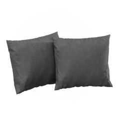 Palettenkissen Set Grau 45 X 45 Cm 2 Teile Vicco