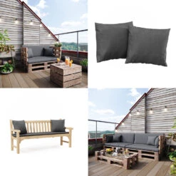 Palettenkissen Set Grau 45 X 45 Cm 2 Teile Vicco 16 Palettenkissen Set Grau 45 X 45 Cm 2 Teile Vicco -Vicco t71 08 ol