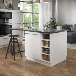 Kücheninsel "Fame-Line" Weiß Hochglanz/Weiß 90 Cm Ohne Arbeitsplatte Vicco 12 Kücheninsel "Fame-Line" Weiß Hochglanz/Weiß 90 Cm Ohne Arbeitsplatte Vicco -Vicco 20231401 m5081 04 ol