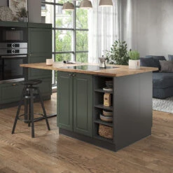Kücheninsel "Fame-Line" Grün-Gold Landhaus/Anthrazit 90 Cm Ohne Arbeitsplatte Vicco 12 Kücheninsel "Fame-Line" Grün-Gold Landhaus/Anthrazit 90 Cm Ohne Arbeitsplatte Vicco -Vicco 20232101 m5093 04 ol