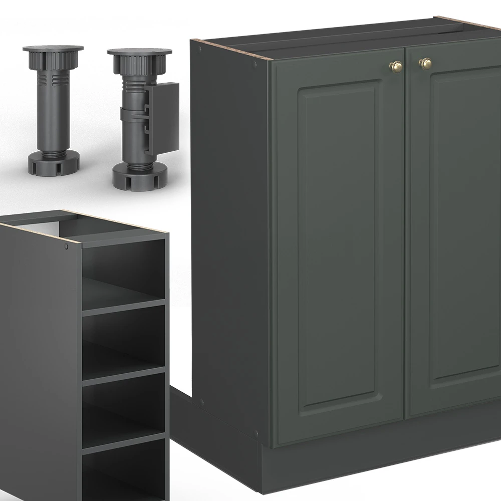 Kücheninsel "Fame-Line" Grün-Gold Landhaus/Anthrazit 90 Cm Ohne Arbeitsplatte Vicco 7 Kücheninsel "Fame-Line" Grün-Gold Landhaus/Anthrazit 90 Cm Ohne Arbeitsplatte Vicco – Bild 5