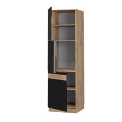 Herdumbauschrank "Fame-Line" Schwarz-Eiche Hochglanz/Goldkraft Eiche 60 Cm Vicco 10 Herdumbauschrank "Fame-Line" Schwarz-Eiche Hochglanz/Goldkraft Eiche 60 Cm Vicco -Vicco 20233323 mf491 dr gk s eiche 07 ol