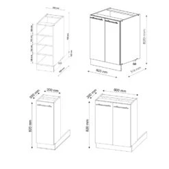 Kücheninsel "Fame-Line" Anthrazit Hochglanz/Goldkraft Eiche 90 Cm Ohne Arbeitsplatte Vicco 11 Kücheninsel "Fame-Line" Anthrazit Hochglanz/Goldkraft Eiche 90 Cm Ohne Arbeitsplatte Vicco -Vicco 20233601 m5095 03