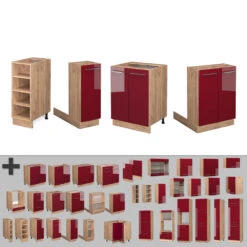 Kücheninsel "Fame-Line" Bordeaux Hochglanz/Eiche Gold 90 Cm Ohne Arbeitsplatte Vicco 14 Kücheninsel "Fame-Line" Bordeaux Hochglanz/Eiche Gold 90 Cm Ohne Arbeitsplatte Vicco -Vicco 20233701 m5096 06 ol