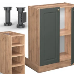 Kücheninsel "Fame-Line" Grün-Gold Landhaus/Goldkraft Eiche 90 Cm Ohne Arbeitsplatte Vicco 13 Kücheninsel "Fame-Line" Grün-Gold Landhaus/Goldkraft Eiche 90 Cm Ohne Arbeitsplatte Vicco -Vicco 20234001 m5098 05 ol