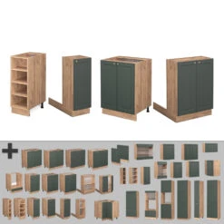 Kücheninsel "Fame-Line" Grün-Gold Landhaus/Goldkraft Eiche 90 Cm Ohne Arbeitsplatte Vicco 14 Kücheninsel "Fame-Line" Grün-Gold Landhaus/Goldkraft Eiche 90 Cm Ohne Arbeitsplatte Vicco -Vicco 20234001 m5098 06 ol