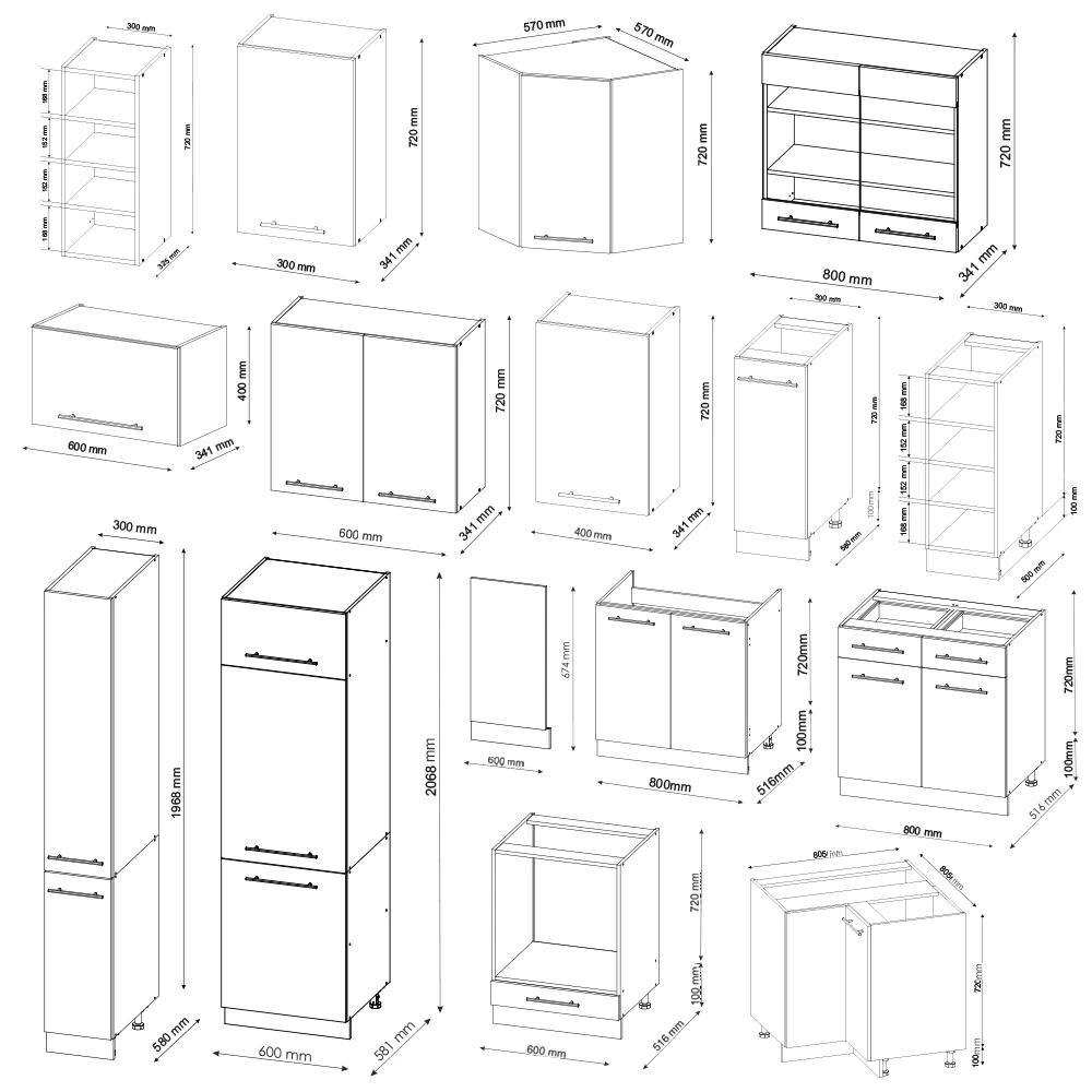 Eckküche "Fame-Line" Grün-Gold Landhaus/Goldkraft Eiche 257 X 347 Cm Ohne Arbeitsplatte Vicco 5 Eckküche "Fame-Line" Grün-Gold Landhaus/Goldkraft Eiche 257 X 347 Cm Ohne Arbeitsplatte Vicco – Bild 3