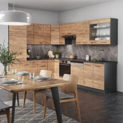 Eckküche "Fame-Line" Goldkraft Eiche/Anthrazit 227 X 287 Cm Ohne Arbeitsplatte Vicco 12 Eckküche "Fame-Line" Goldkraft Eiche/Anthrazit 227 X 287 Cm Ohne Arbeitsplatte Vicco -Vicco 20240125 m4572 04 ol