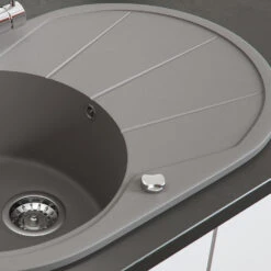 Spülbecken Beton 78 X 50 Cm Rund Mit Trockenplatz Bergström 13 Spülbecken Beton 78 X 50 Cm Rund Mit Trockenplatz Bergström -Vicco bs134 05 ol