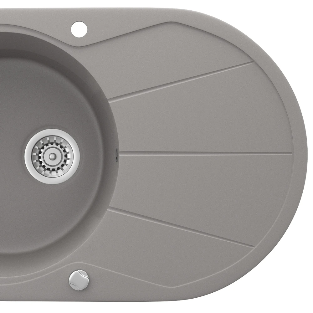 Spülbecken Beton 78 X 50 Cm Rund Mit Trockenplatz Bergström 8 Spülbecken Beton 78 X 50 Cm Rund Mit Trockenplatz Bergström – Bild 6