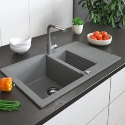 Küchenarmatur , Grau, 26.9 X Cm, Bergström -Vicco bs146 04 ol