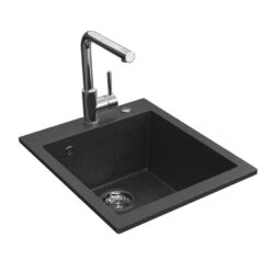 Spülbecken "M8" Schwarz 19.5 X 50 Cm Bergström 15 Spülbecken "M8" Schwarz 19.5 X 50 Cm Bergström -Vicco bs192 07 ol