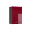 Hängeschrank "Fame-Line" Bordeaux Hochglanz/Anthrazit 45 Cm Vicco -Vicco mf224 bxhgl 01 ol