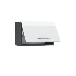 Hängeschrank "Fame-Line" Weiß Hochglanz/Anthrazit 60 Cm Flach Vicco 10 Hängeschrank "Fame-Line" Weiß Hochglanz/Anthrazit 60 Cm Flach Vicco -Vicco mf227 whgl 07 ol