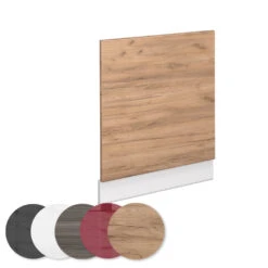 Frontblende "Fame-Line" Goldkraft Eiche/Weiß 60 Cm Ohne Arbeitsplatte Vicco -Vicco mf357 gk 09 ol