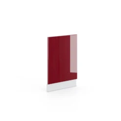 Geschirrspülerblende "Fame-Line" 45 Cm Weiß/Bordeaux-Rot Hochglanz Modern Vicco