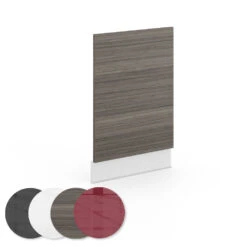 Frontblende "Fame-Line" Grau/Weiß 45 Cm Ohne Arbeitsplatte Vicco -Vicco mf39 edg 09 ol