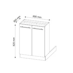 Kücheninsel "Fame-Line" Schwarz Eiche Hochglanz/Weiß 60 Cm Ohne Arbeitsplatte Vicco 9 Kücheninsel "Fame-Line" Schwarz Eiche Hochglanz/Weiß 60 Cm Ohne Arbeitsplatte Vicco -Vicco mf482 dr w s eiche 03 ol
