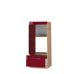 Mikrowellenschrank "Fame-Line" Bordeaux Hochglanz/Goldkraft Eiche 60 Cm Vicco 10 Mikrowellenschrank "Fame-Line" Bordeaux Hochglanz/Goldkraft Eiche 60 Cm Vicco -Vicco mf494 rbxhgl 07 ol