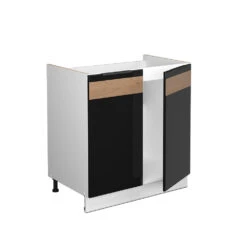 Spülenunterschrank "Fame-Line" Schwarz-Eiche Hochglanz/Weiß 80 Cm Ohne Arbeitsplatte Vicco 10 Spülenunterschrank "Fame-Line" Schwarz-Eiche Hochglanz/Weiß 80 Cm Ohne Arbeitsplatte Vicco -Vicco mf5 druck w s eiche 07 ol