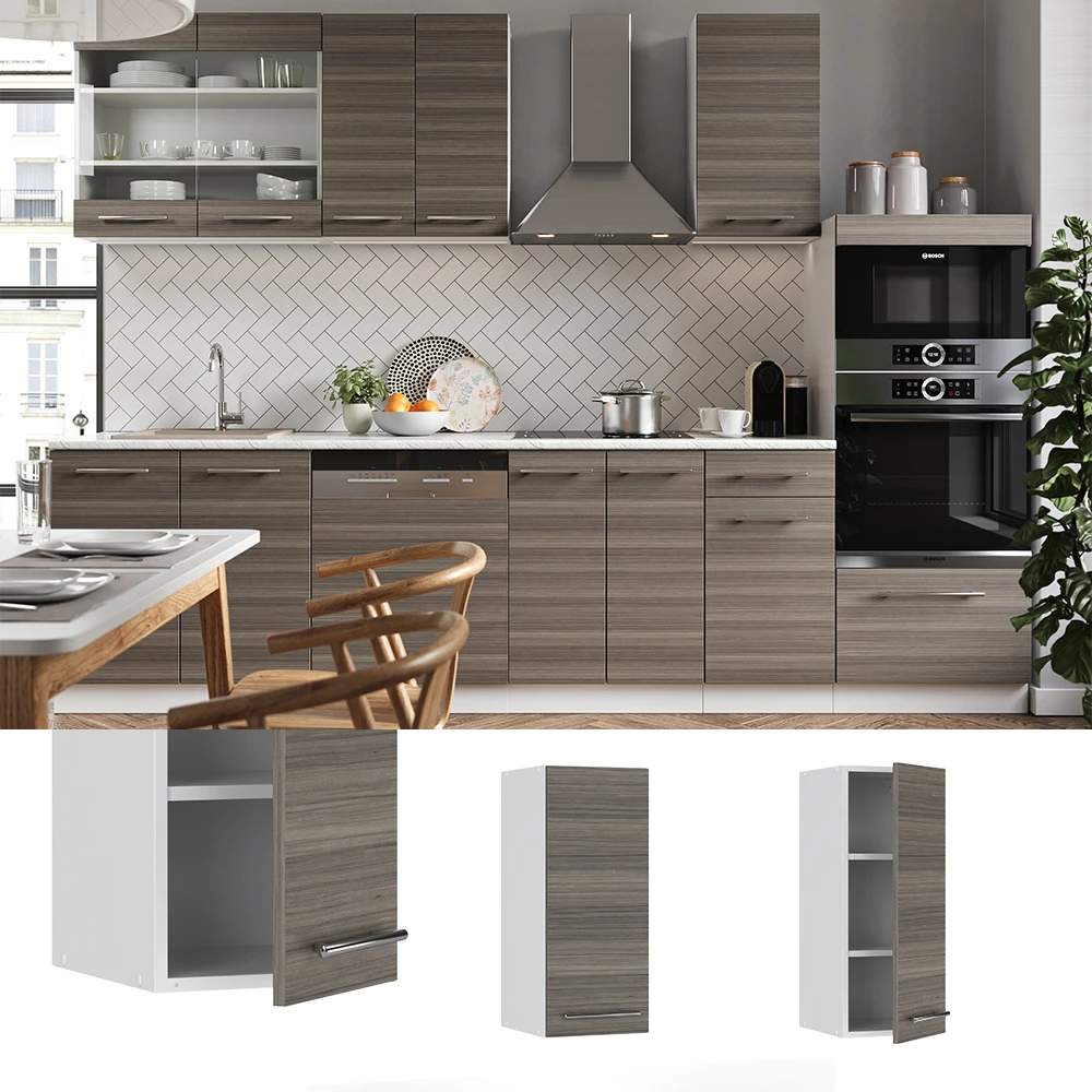 Hängeschrank „Fame-Line“ 30cm Edelgrau/Weiß Vicco 4 Hängeschrank „Fame-Line“ 30cm Edelgrau/Weiß Vicco – Bild 2