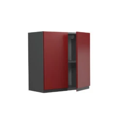 Hängeschrank "R-Line" Rot/Anthrazit 60 Cm J-Shape Vicco -Vicco mm178 ant rjs 07 ol