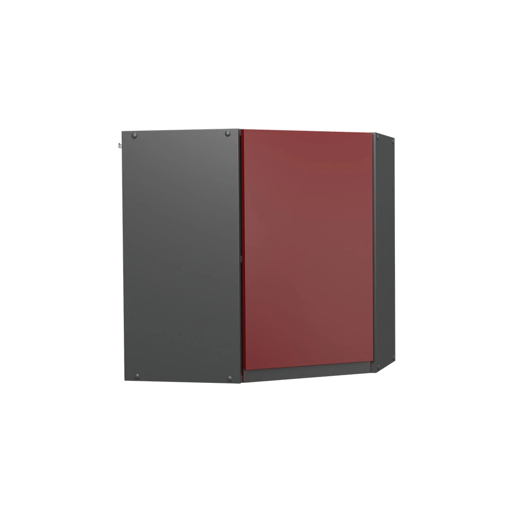 Eckhängeschrank "R-Line" Rot/Anthrazit 57 Cm J-Shape Vicco 3 Eckhängeschrank "R-Line" Rot/Anthrazit 57 Cm J-Shape Vicco