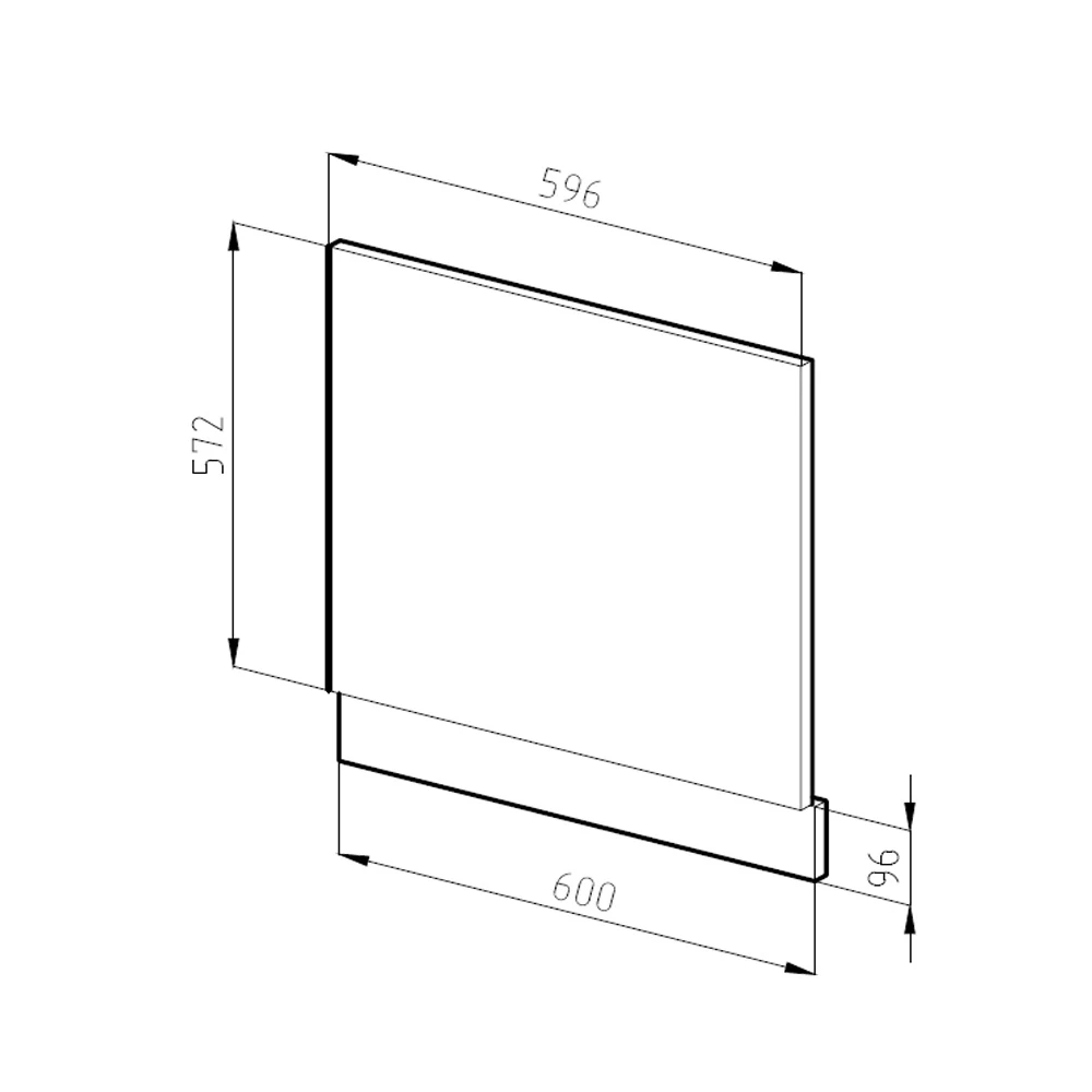 Frontblende "R-Line" Goldkraft Eiche/Anthrazit 60 Cm J-Shape, Ohne Arbeitsplatte Vicco 5 Frontblende "R-Line" Goldkraft Eiche/Anthrazit 60 Cm J-Shape, Ohne Arbeitsplatte Vicco – Bild 3